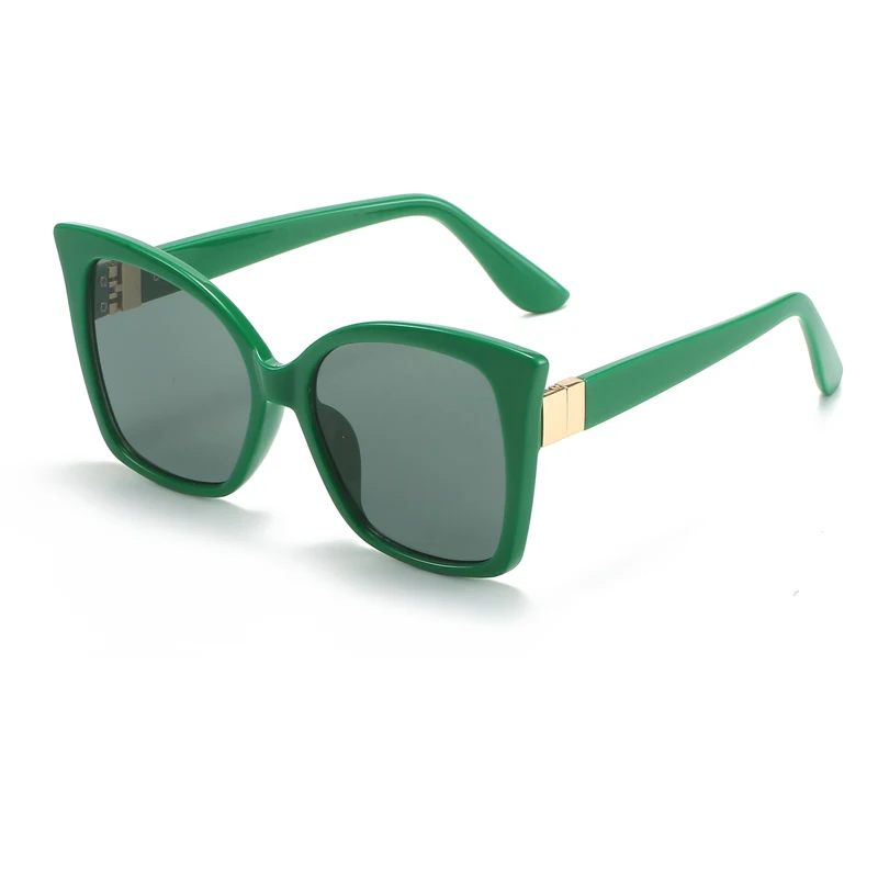 Модные солнцезащитные очки INS в квадратной оправе кошачий глаз индивидуальная