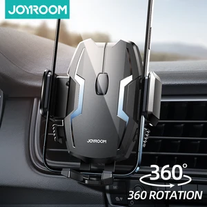 joyroom universal car phone holder in car for air vent mount 360° rotation stable 4 7 6 8 inch phone stand for iphone samsung free global shippi