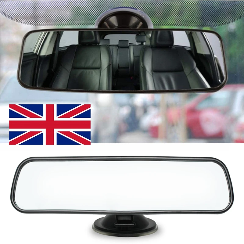

Universal Interior Rear View Mirror Car Rear Mirror 360° Rotates Adjustable Suction Cup Wide-angle Rearview Mirror