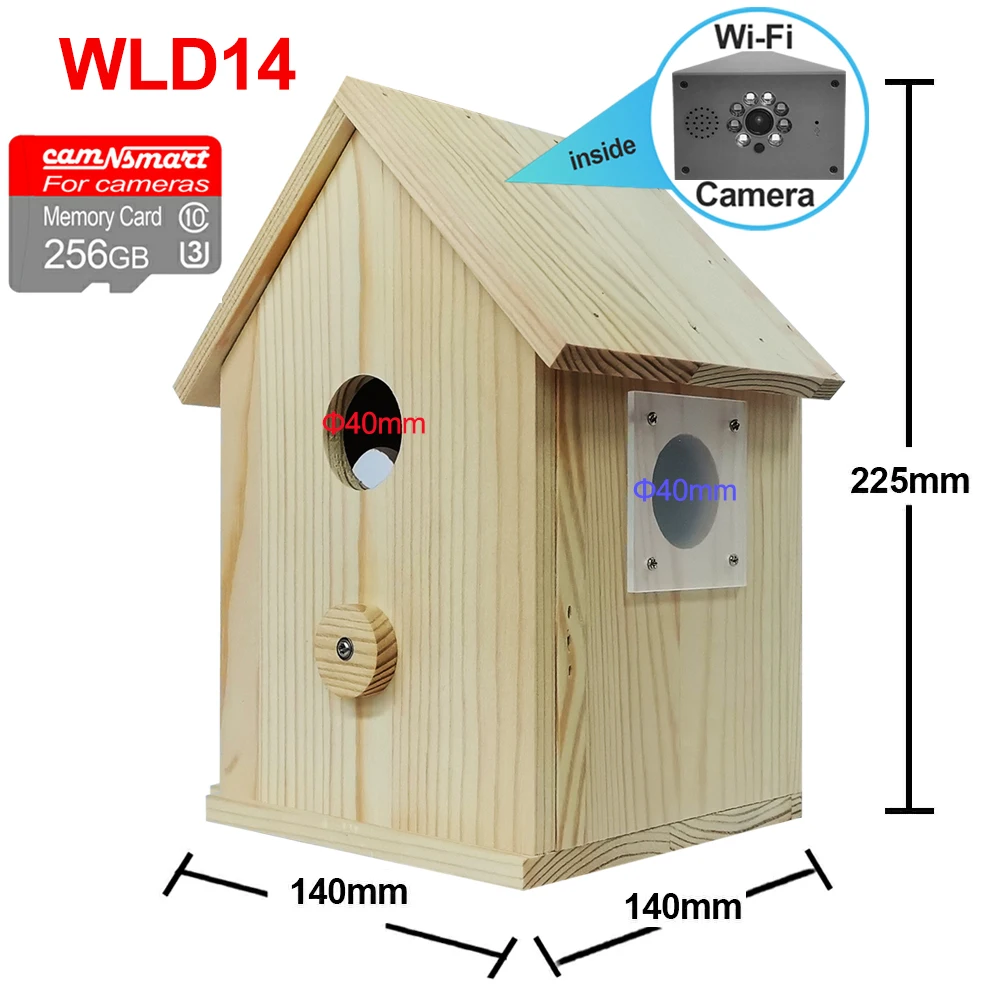 

camnsmart Smart Tuya Bird House 4MP Wi-Fi камера