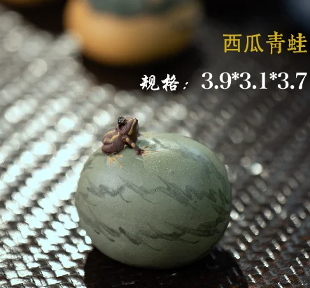 

Керамическая лягушка, милый набор украшений для домашних животных, аксессуары, спрей для воды, лягушка, домашнее животное, принцип расширения тепла и вытягивания