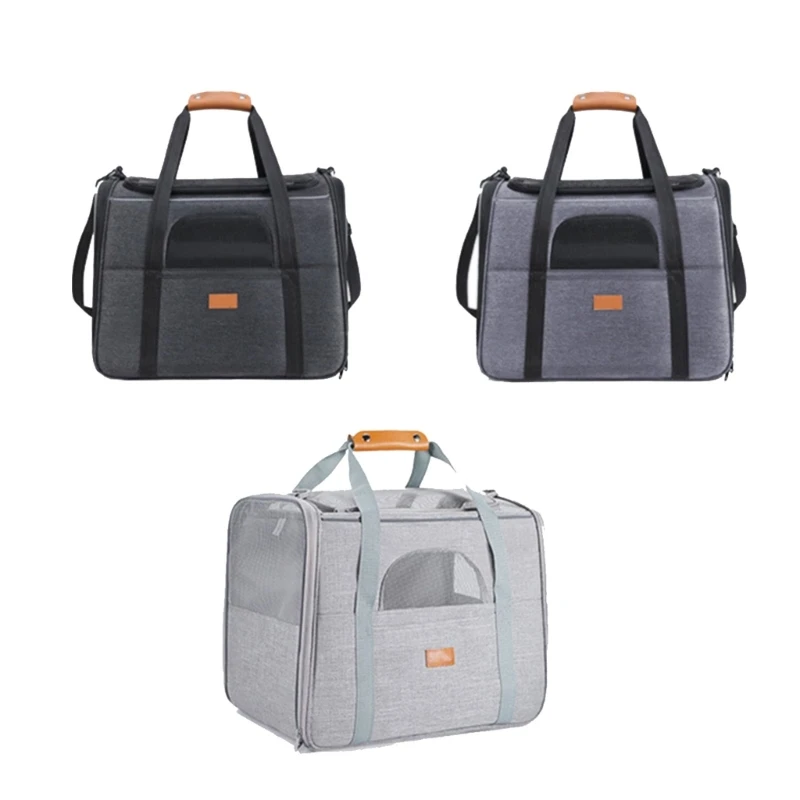 

K5DC Cats Travel Bag Collapsible Pet Carriers for Outdoor for Cats Small Puppies