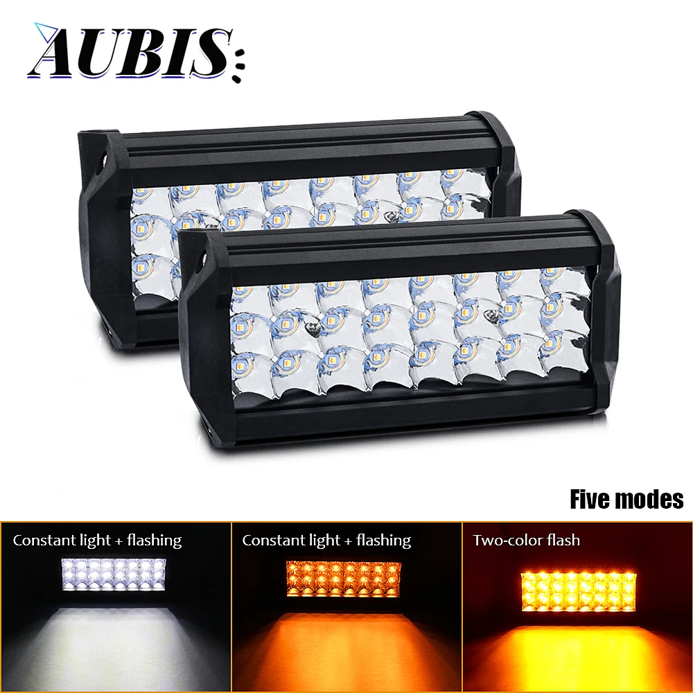 

120 Вт светодиодный налобный фонарь, светодиодная балка/Рабочая лампа, светильник для внедорожника, 12 В, 24 В, комбинированный прожектор для гр...