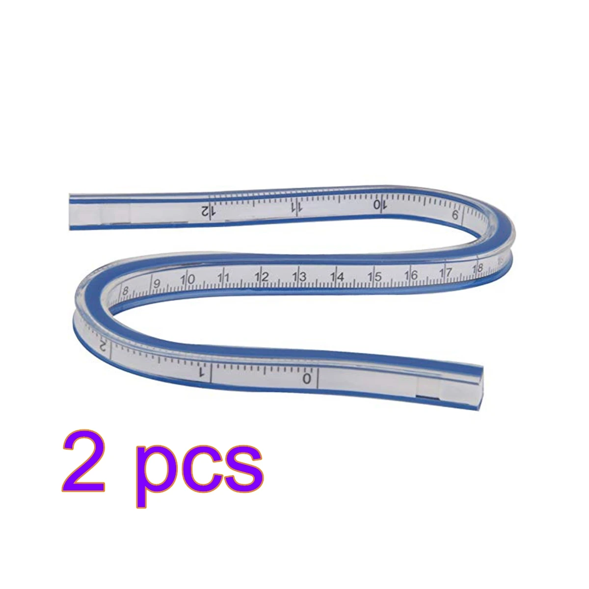 

Flexible Curve Ruler Spiral Drafting Drawing Measure Tool Soft Plastic Tape Measure Ruler 30cm