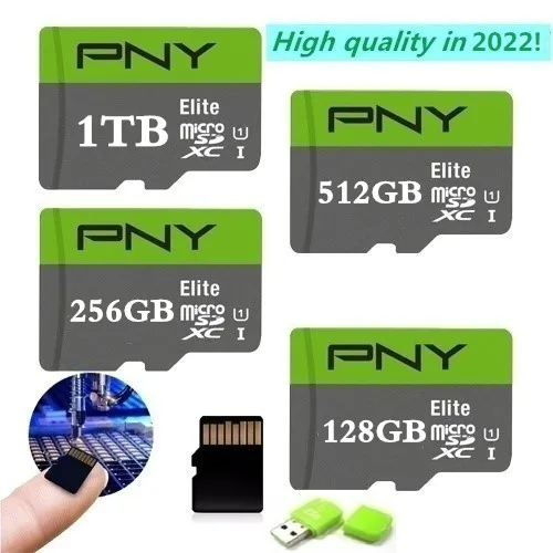 

Карта памяти Micro SD/SDHC/Micro SD/SDHC, 512/256/128 ГБ