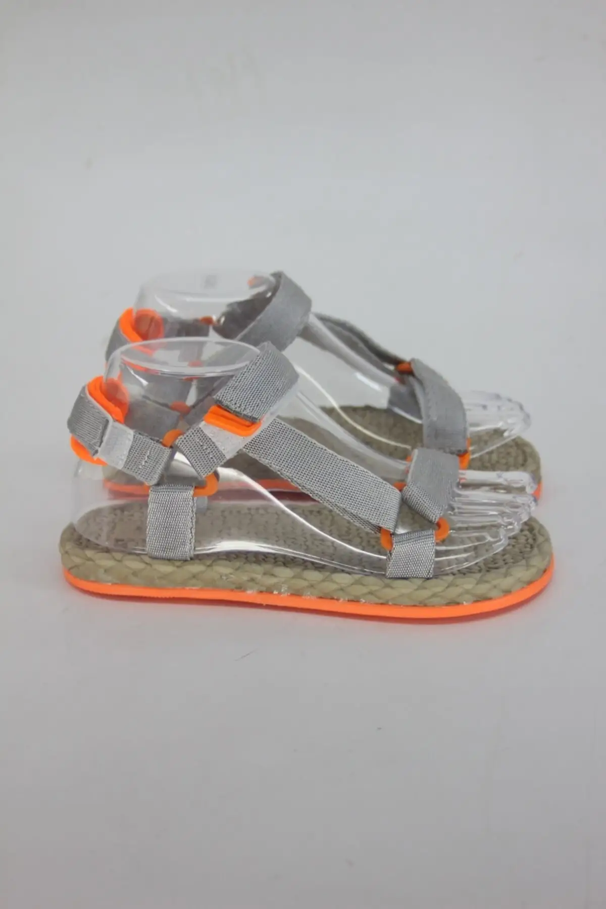 

Women Sandals Soft Sole Three Zone Adjustable Slippers Gray Orange Rooc Memory Step Top New Casual Summer Sandals