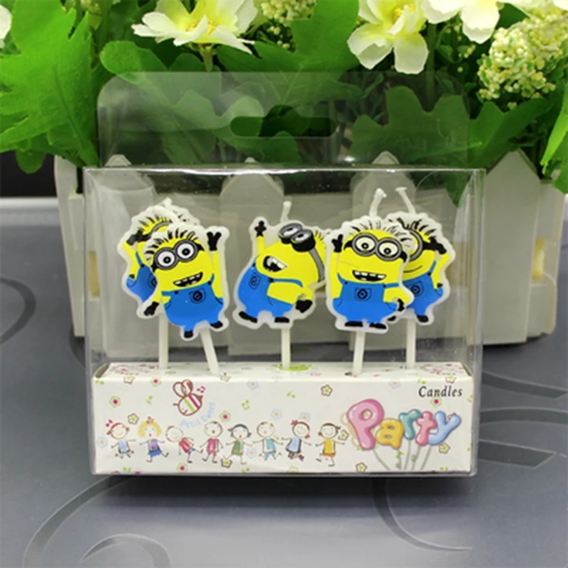 Хит продаж Мультяшные флажки Hello Kitty холодная принцесса Эльза Анна свечи Топпер