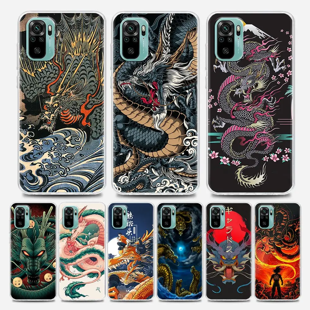 

Fashion Dragon Ball Z Animal Pattern Clear Redmi Case for Note 7 8 9 10 5G 8T Pro 8 8A 7A 9A 9C K20 K30 K40 Y3 10X 4G Silicone