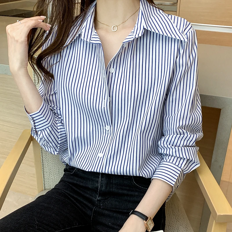 

Spring Autumn Elegant Office Long Sleeve Top Female Printing Blouses Women Fashion Shirts Ladies Casual Mujer Blusas sh53