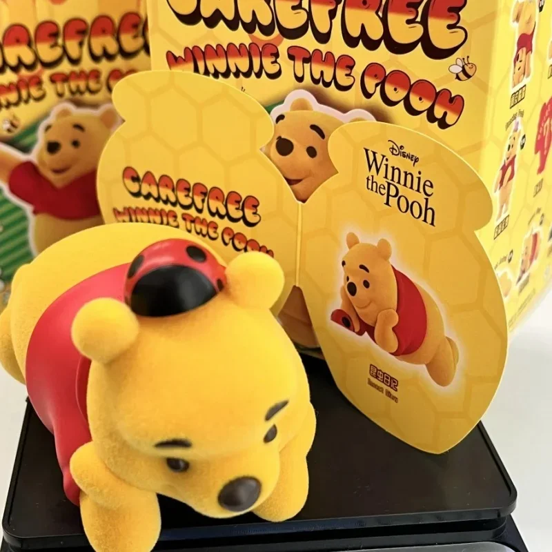 Подлинная серия Disney Carefree Pooh Bear'S Happy Everyday слепая коробка милая коллекция