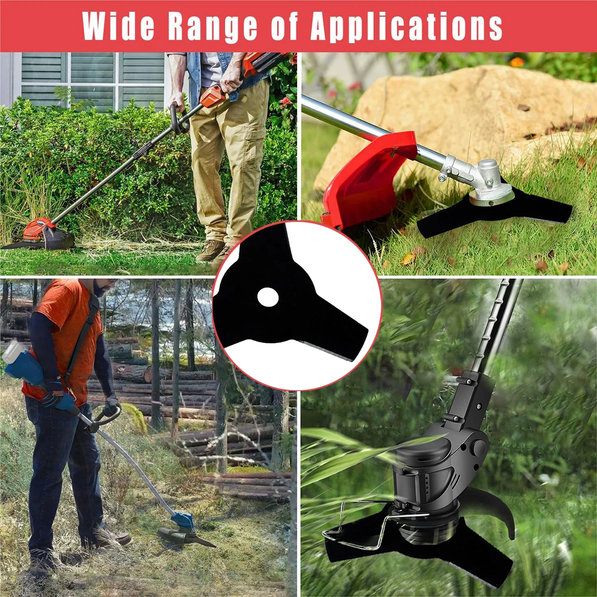 Набор лезвий для триммера Твердосплавный Наконечник 10 х3 зубьев 80 т 1 комплект