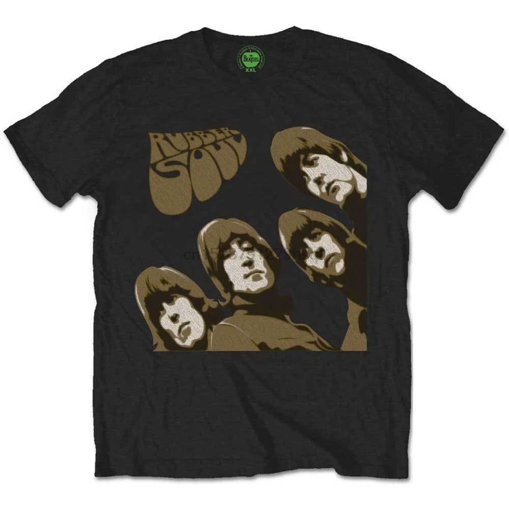 

2022 Rubber Soul Album Cover John Lennon Official Tee T-Shirt Mens