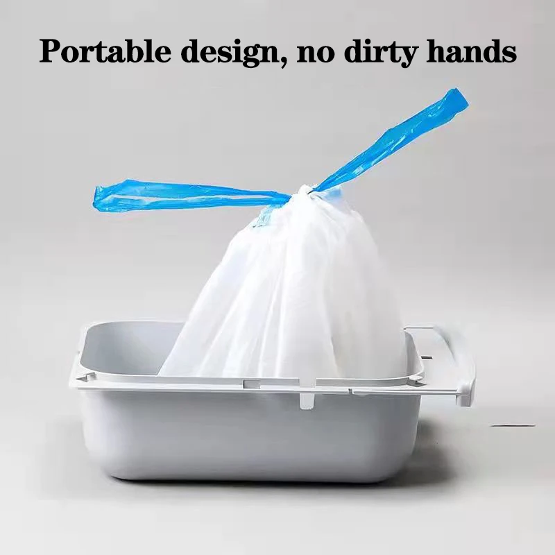 

Smart Petkit Accessories Bags For Pet Litter Cat Trash Bag Garbage Rolls 4 Supplies Bedpan Pet Cat Box Poop Toilet Degradable