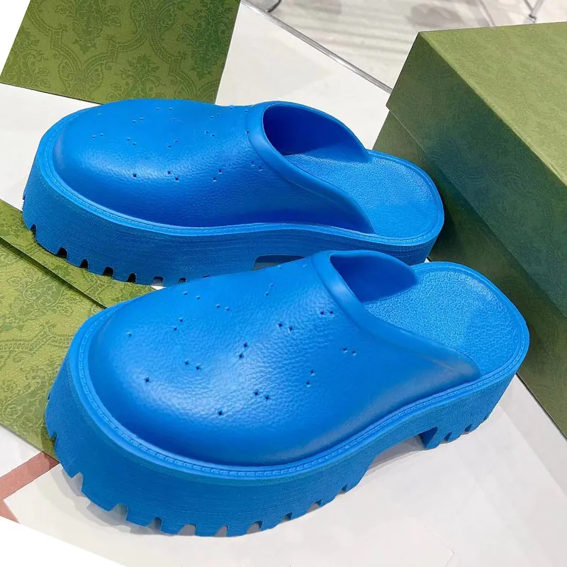 Women Slippers Round Toe Candy Colors Outwear Slip on Vacation Beach Flip Flops Slipper Thick Sole