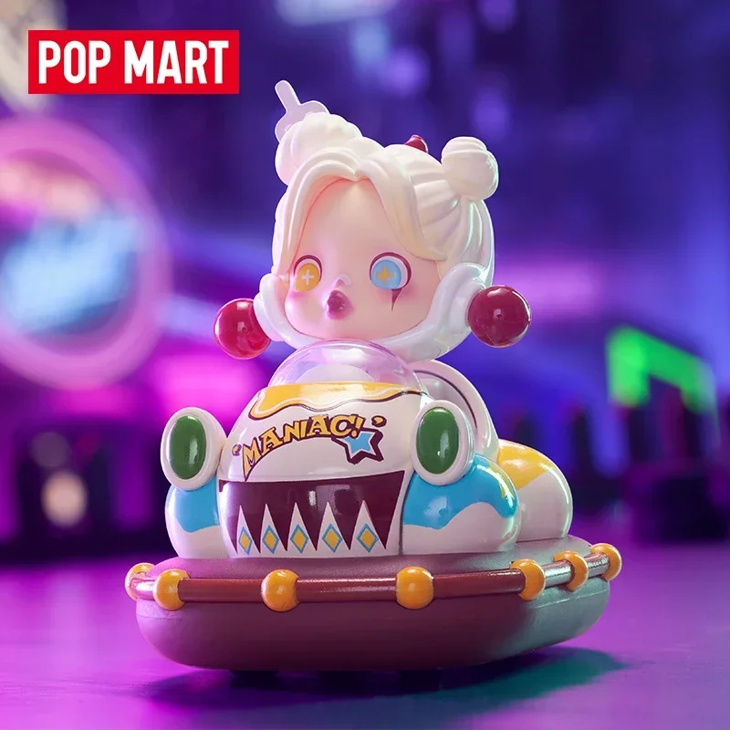 Фото POP MART POPCAR Серия машинок-бамперов Labubu Molly SKULLPANDA: Коллекционные фигурки-сюрпризы в закрытой упаковке, милые фигурки, подарок №2