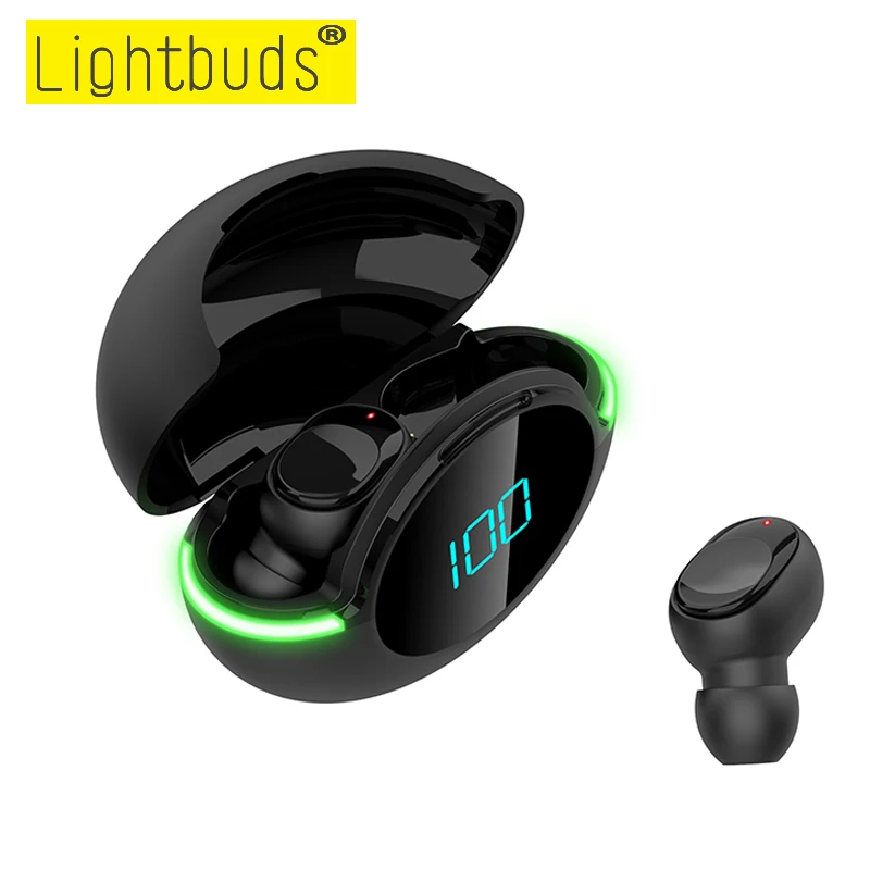 Bluetooth-наушники TWS беспроводные наушники со светодиодный ным дисплеем спортивные