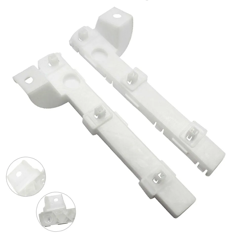 

2X Car Exterior Parts Front Left & Right Bumper Brackets Plastic For Lancer 2008-2017 Except For EVO Equippment High Reliability