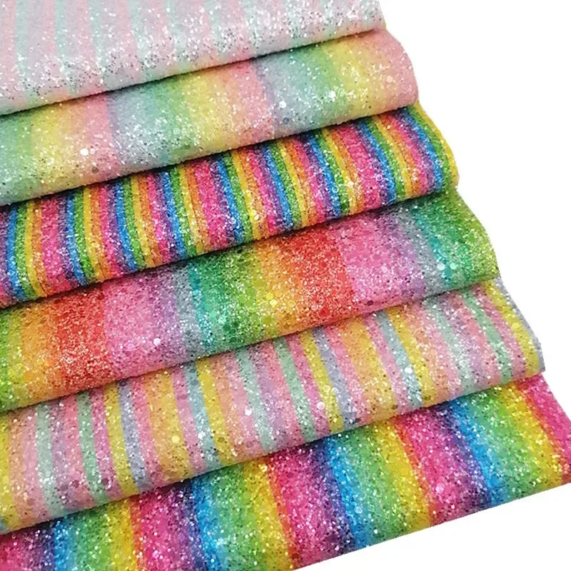 Радужная объемная блестящая кожа синтетическая тканевые листы искусственная