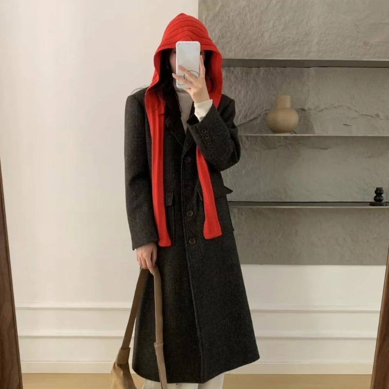 Шапка с завязками для ушей женщин и девочек Балаклава модная осенне-зимняя шапка