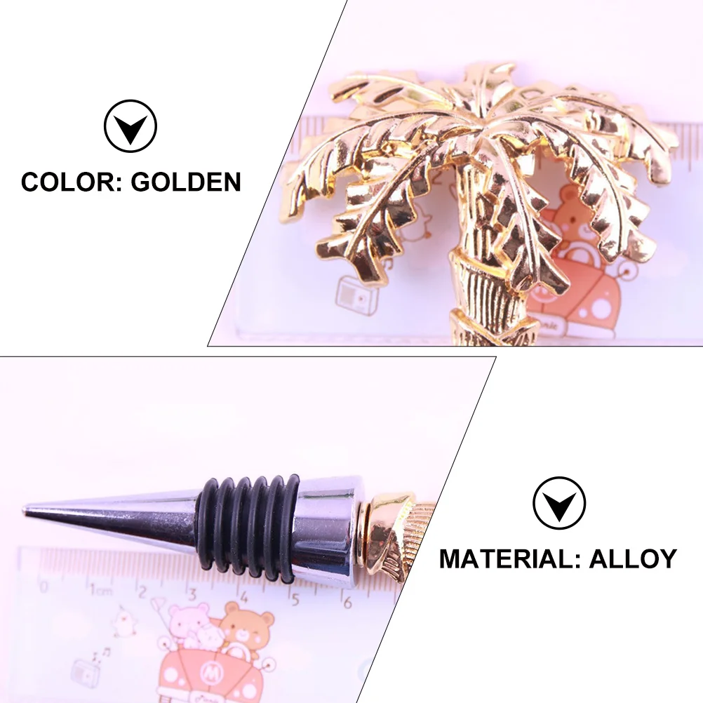 1 шт. пробка для бутылки в форме кокосовой пальмы из сплава пробкового