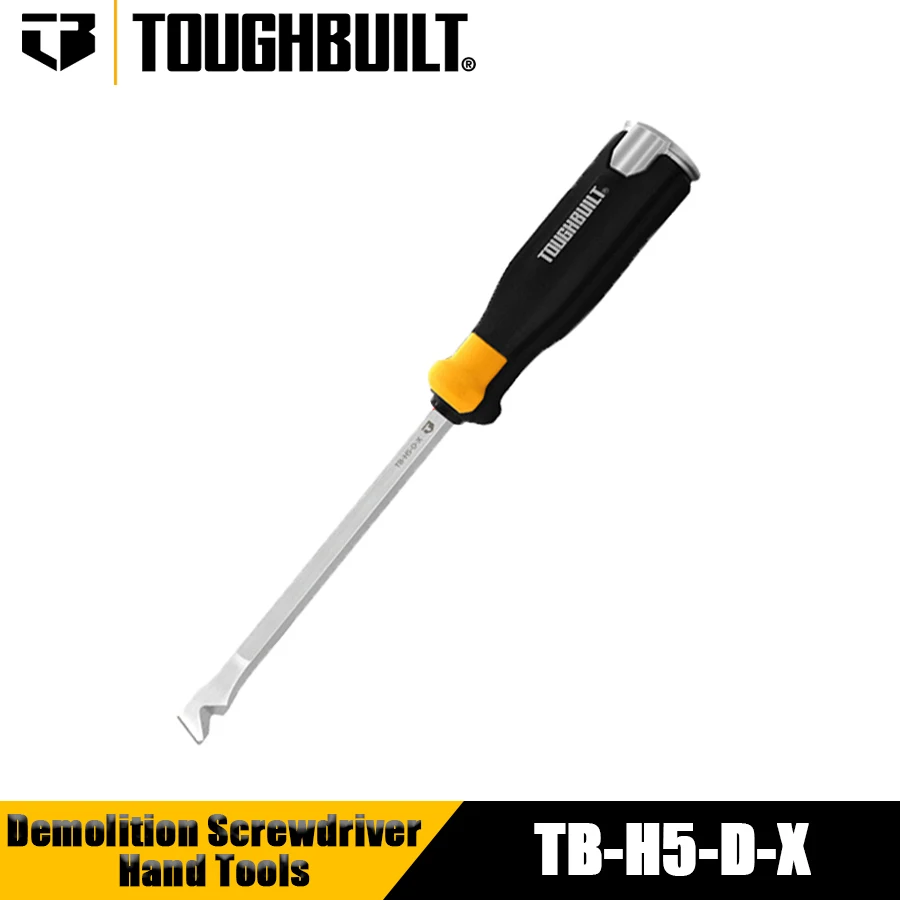 Фото Отвертка для демонтажа винтов TOUGHBUILT TB-H5-D-X, отвертка для шлицевых винтов, отвертка для демонтажа, отвертка для пробивных работ, ручной инструмент №2