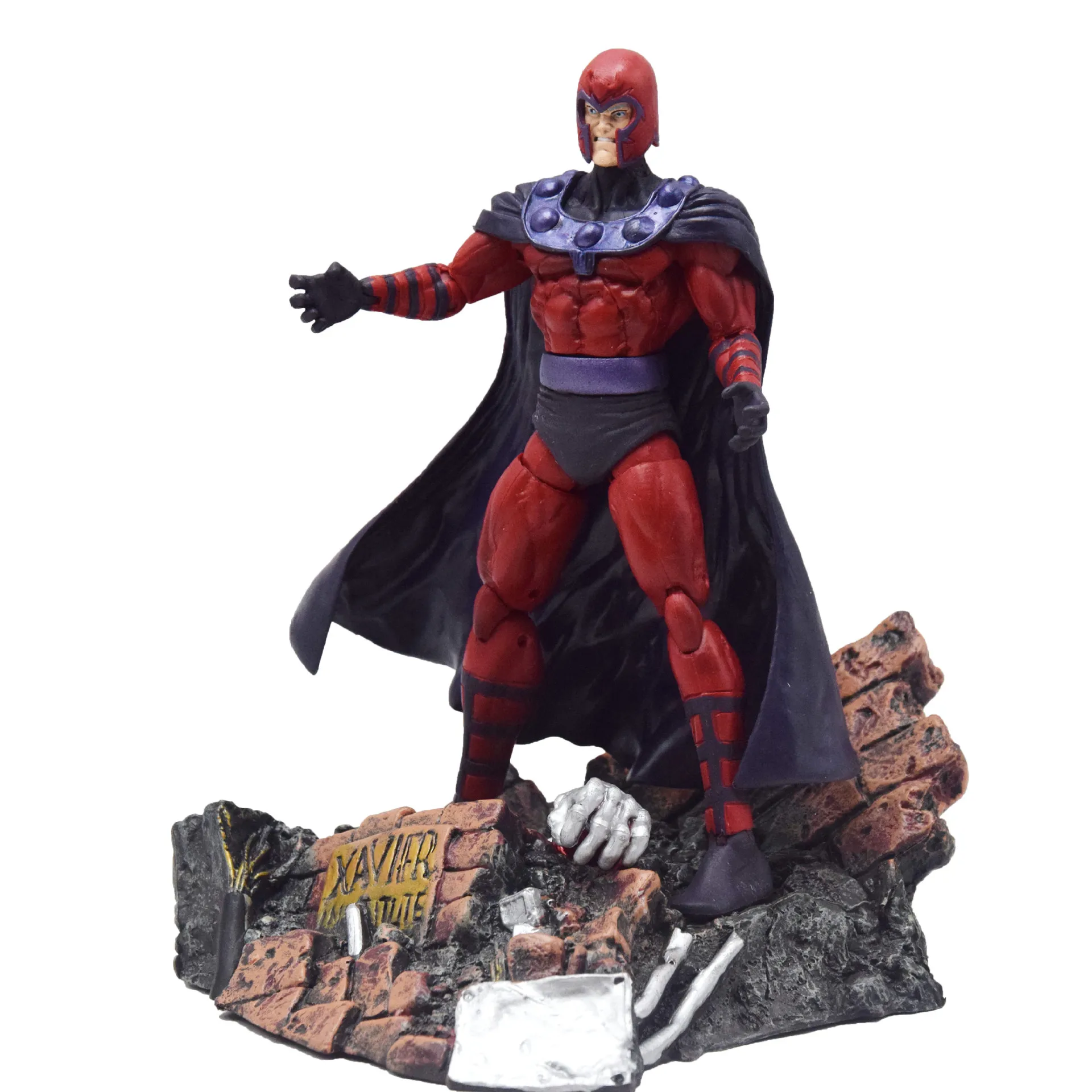 

X-Men Magneto Super Villain Movable Toy Model Box, Hand-made Collection, Doll, Christmas Gifts, Peripheral Decorations