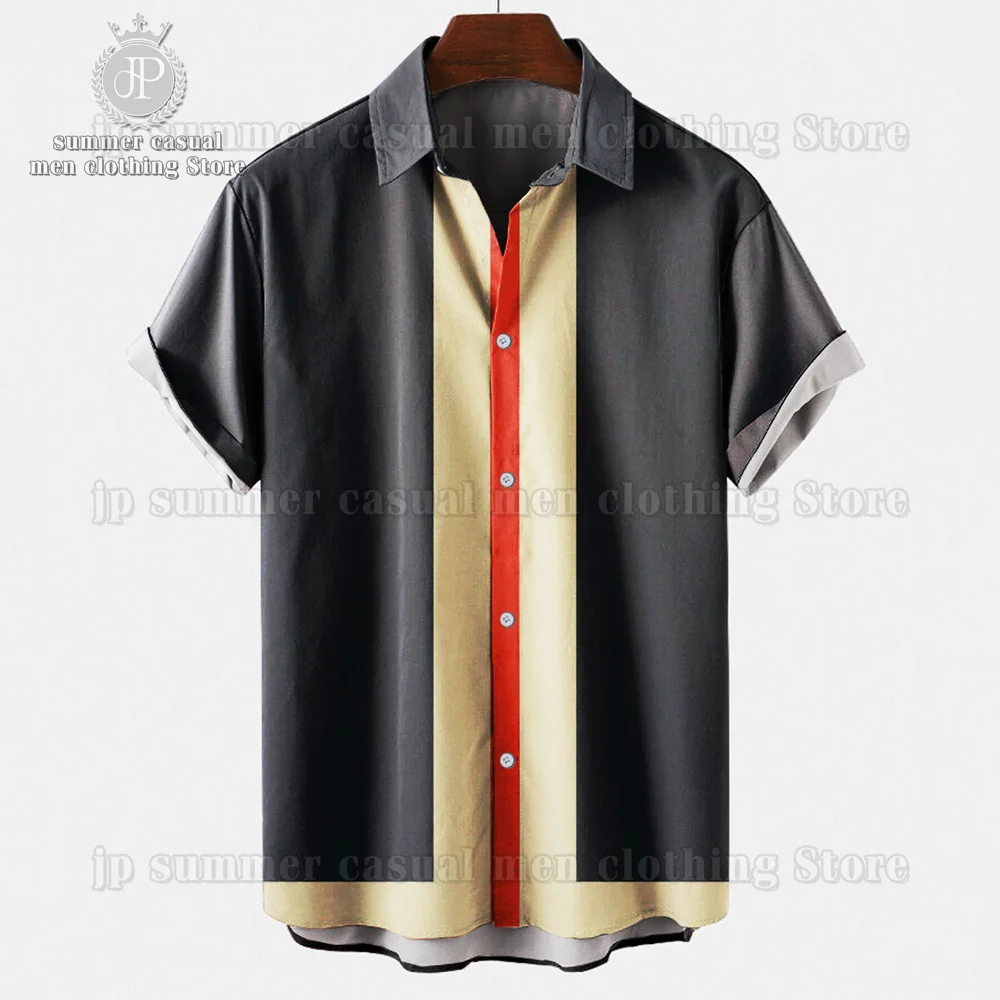 Summer Business Social Men's Shirt 3D Printed Hawaiian Fashion Top High Quality Large Beach Casual Comfortable Short Sleeve