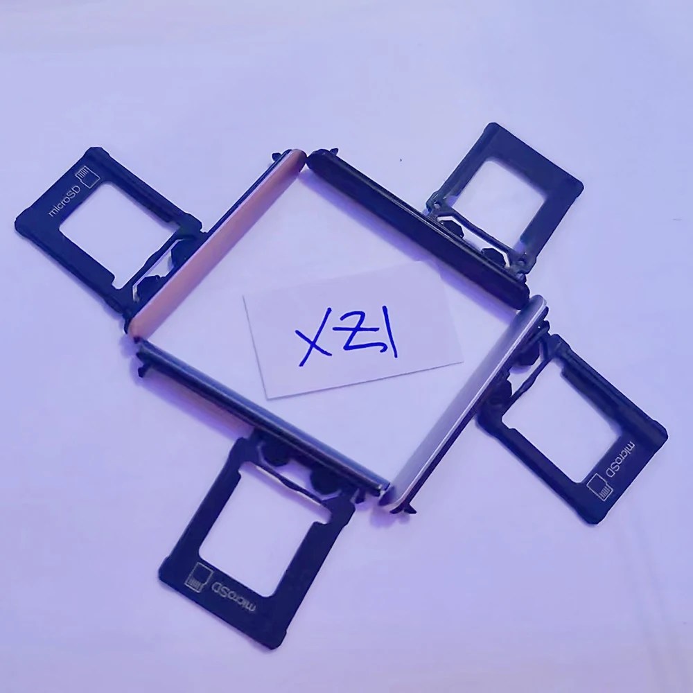 Лоток для двух и одинарных SIM-карт для Sony Xperia XZ1 Dual G8342 G8341, гибкий держатель кабеля, слот SD