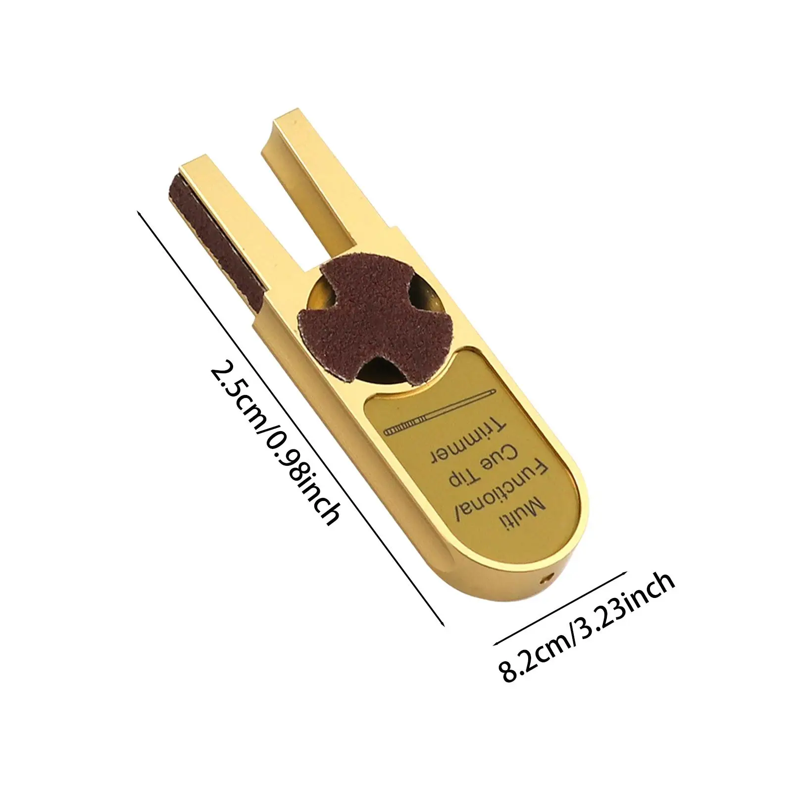 Формирователь наконечника кия для бильярдного полировщик U-образный инструмент