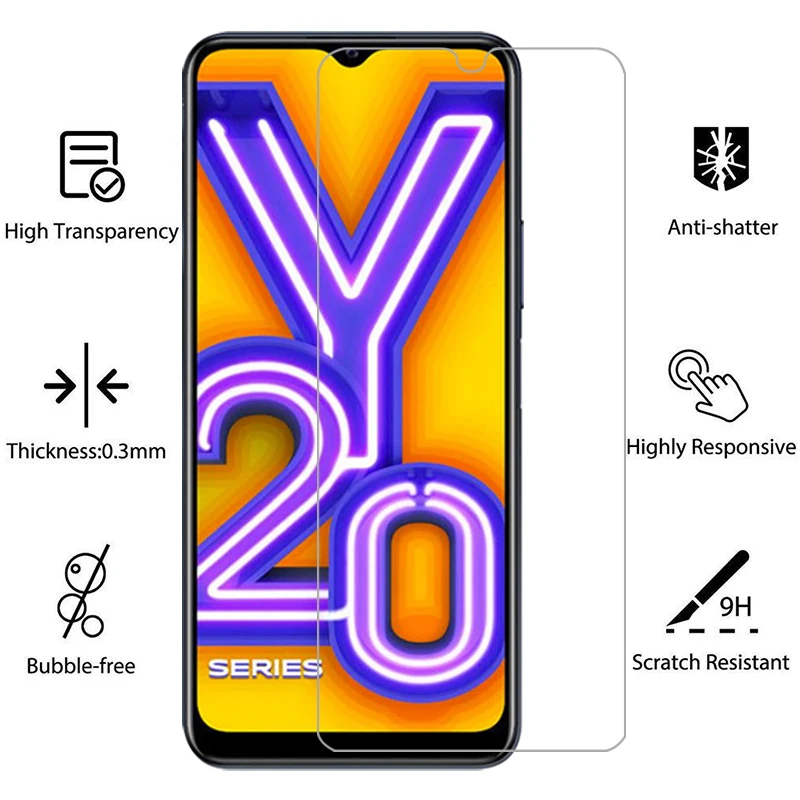 Защитная пленка для экрана vivo y20 y20s защитное закаленное стекло на vivoy20 s 20s 20y