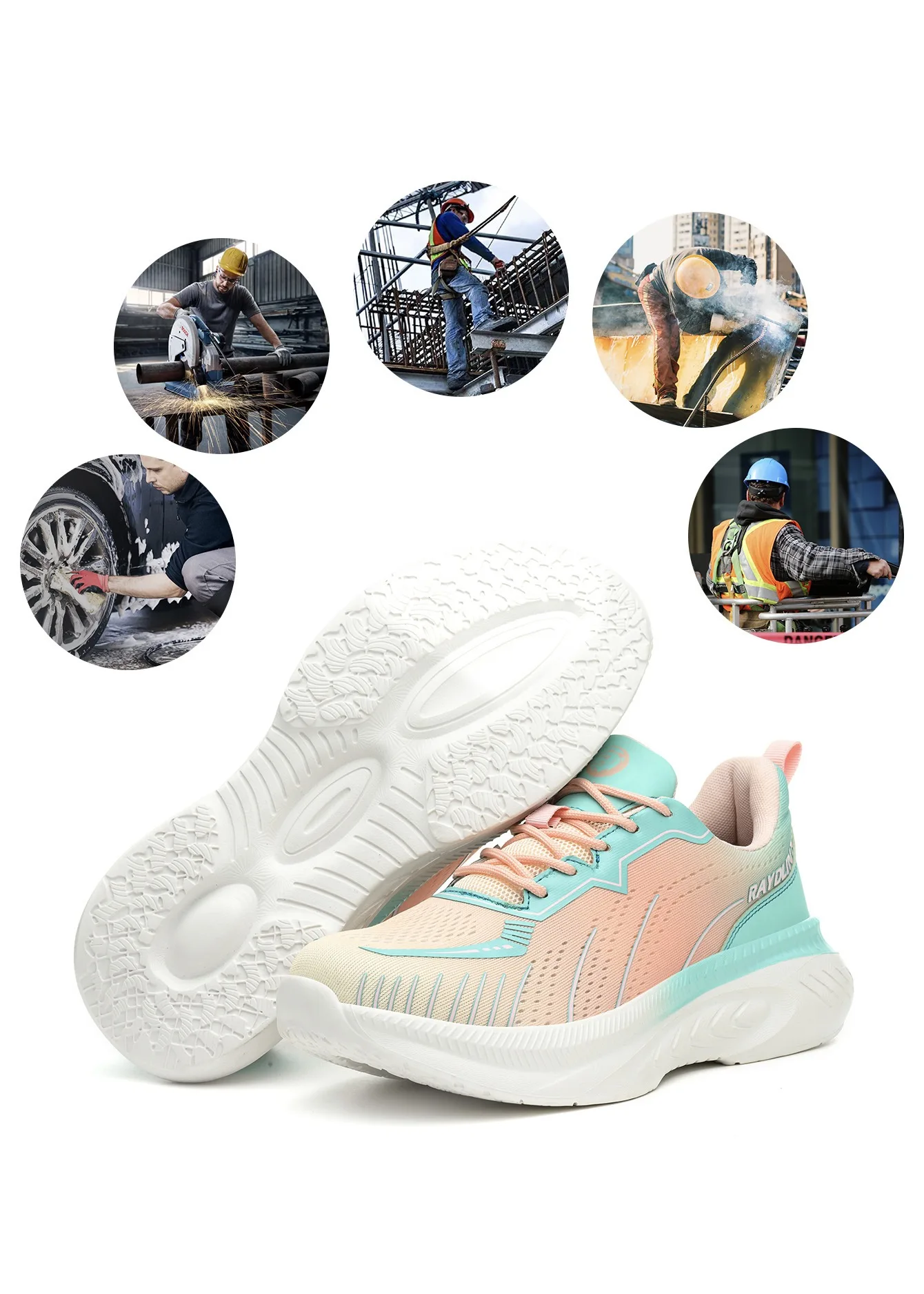 Мужская и женская легкая противоударная противопрокольная стальная головка