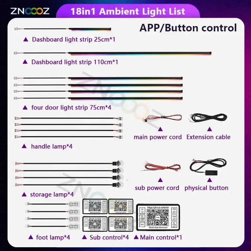 

RGB 22in1 салон автомобиля акриловые автомобильные окружающие освещение для BMW E46 E90 E39 E60 E36 E30 E70 E91 E92 E93 автомобильные аксессуары