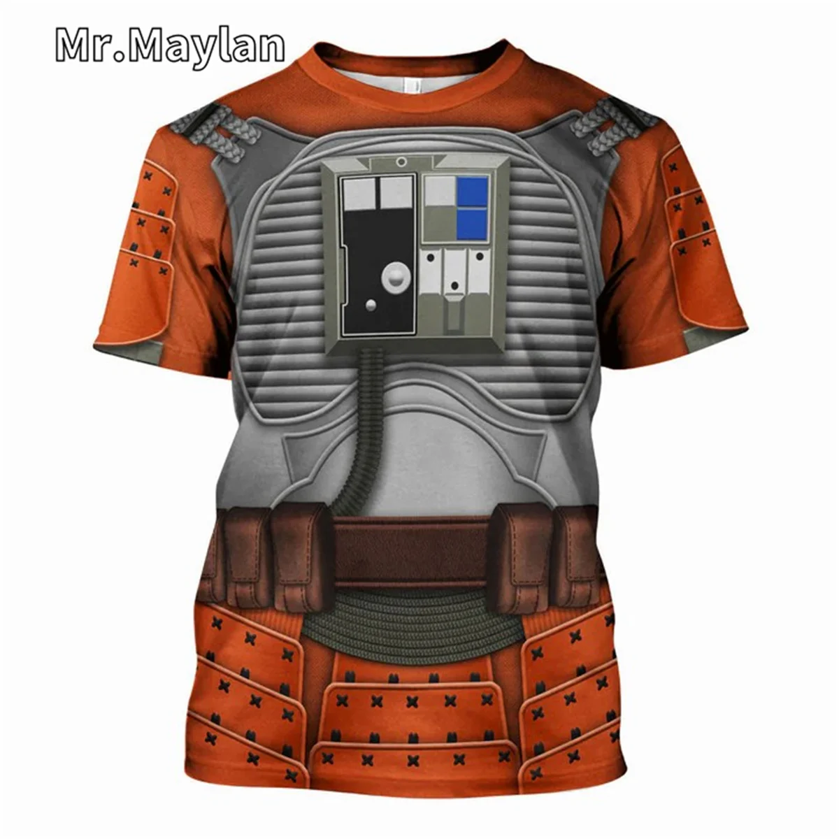 Футболка мужская с 3D-принтом модная рубашка коротким рукавом костюм для косплея