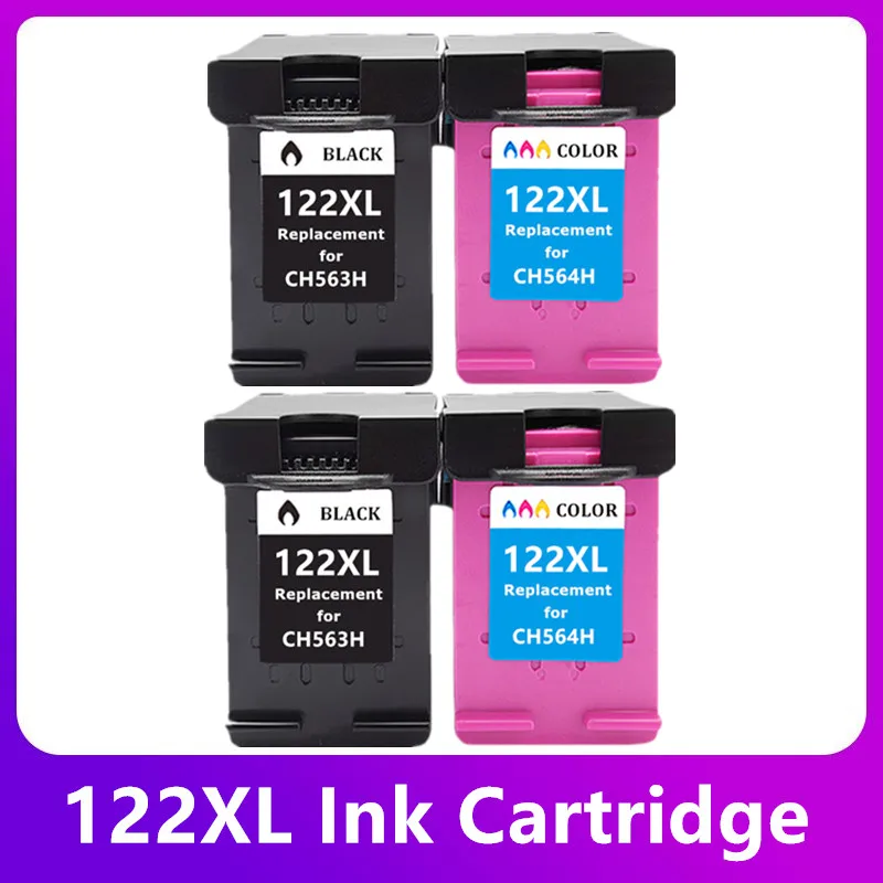 Remanufactured 122XL for HP Ink Cartridge 122 XL for HP122 Deskjet 1510 2050 1000 1050 1050A 2000 2540 3000 3050 3052A Printer