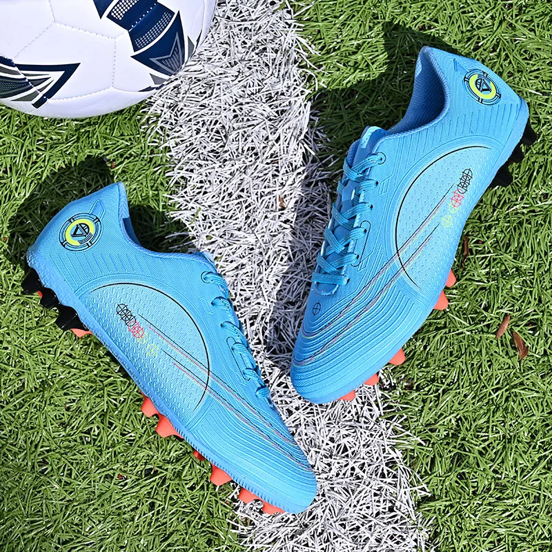 2022 New Football Boots Soccer Shoes High Quality Comfortable Light Non-slip Wear-resistant Grass Turf Lace-up Casual Ankle