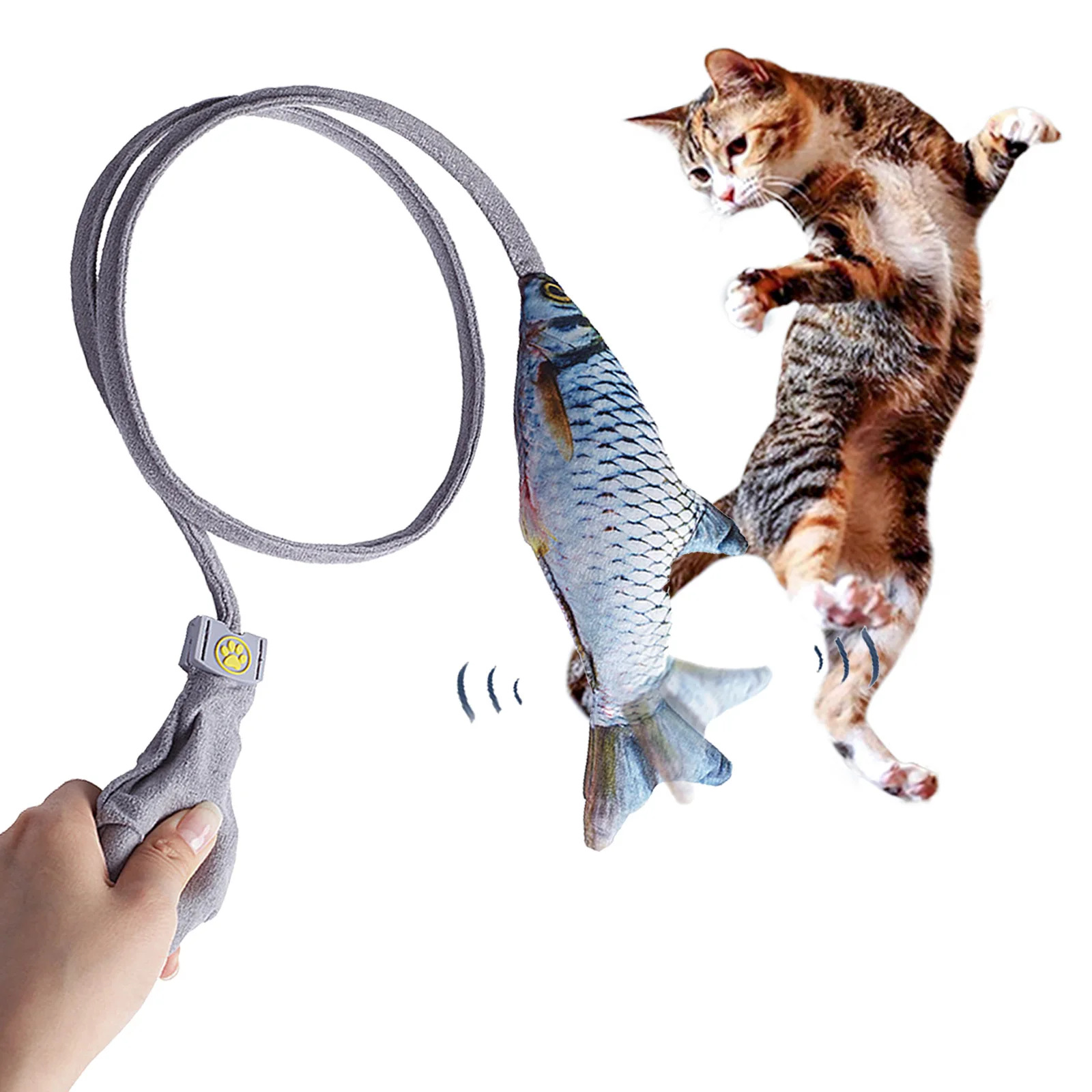 

Пневматические игрушки для кошек, Вибрирующая движущаяся игрушка С Кошачьей Мятой, ручное управление, вибрирующий хвост и имитация качели, ...