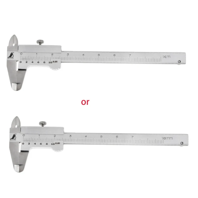 

Mini Vernier Caliper 0-70mm Guage Pocket Stainless Hardened Metric Machinist