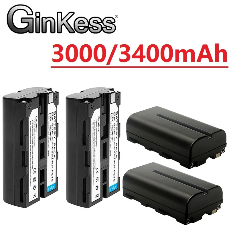 

10Pc NP-F550 NP F550 NPF550 Rechargeable Li-ion battery 3000/3400mAh for Sony NP-F330 NP-F530 NP-F570 NP-F730 NP-F750 Hi-8