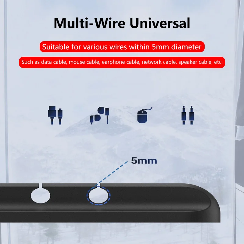 Органайзер для кабеля устройство намотки USB настольные зажимы управления