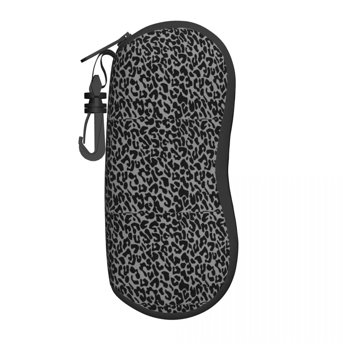 

Черный леопардовый чехол для очков с защитой от падения в винтажном стиле