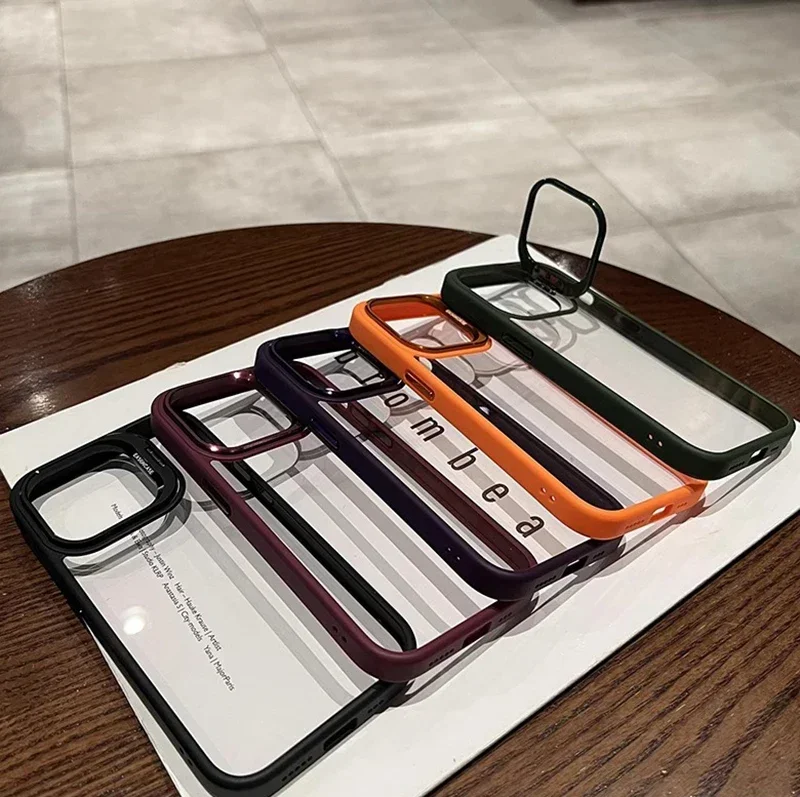 Прозрачный акриловый чехол для IPhone 16 15 14 13 12 11 Pro Max Plus