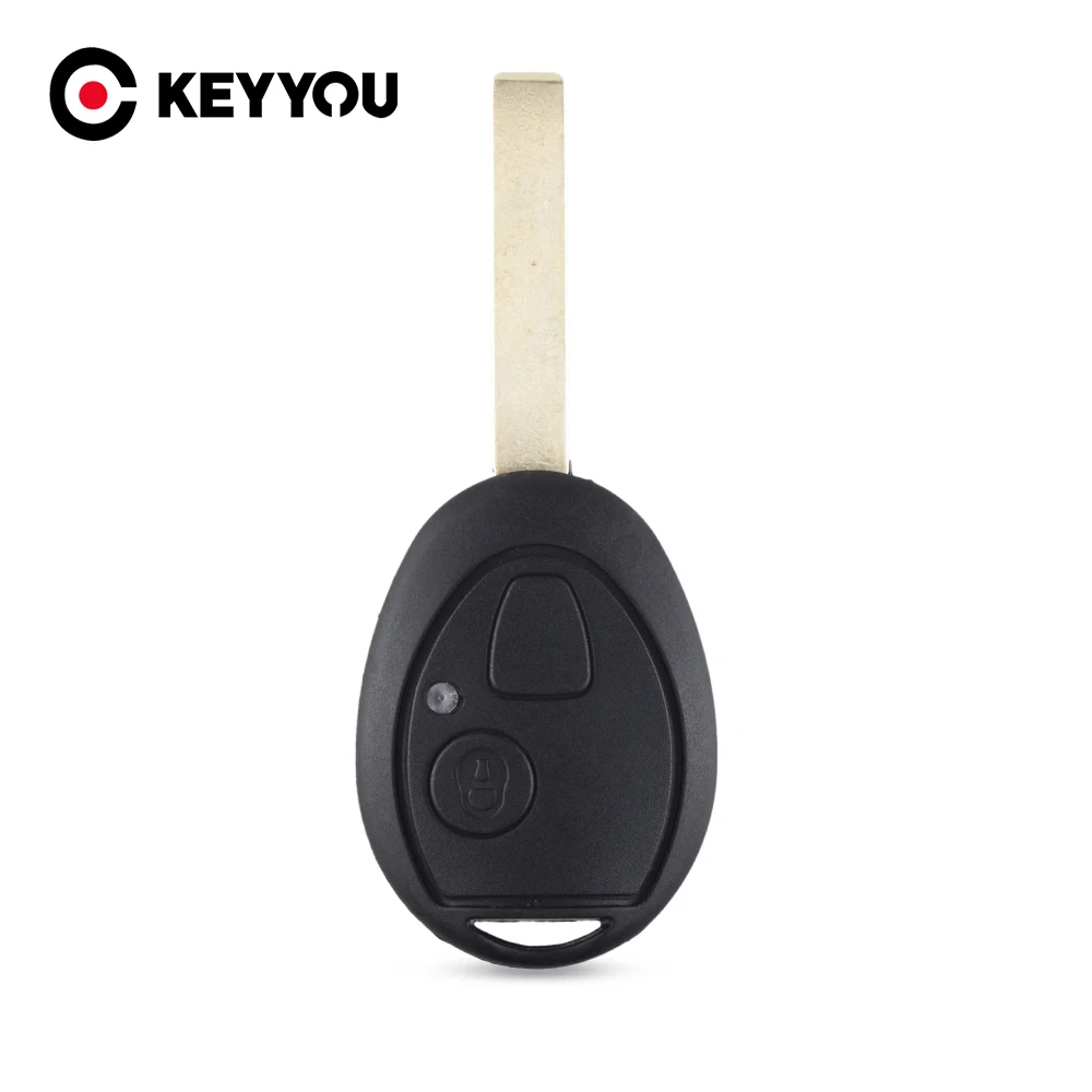 

Ключ KEYYOU для автомобиля с 2 кнопками для BMW Mini Cooper R53 R50 S MG для Land Rover 75 Z3 Z4 X3 X5 e46 e39 e36 e34, пустой ключ