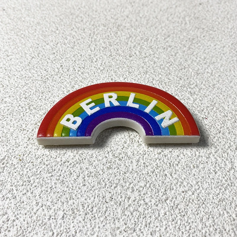 Мемориальные поделки для путешествий в Берлине креативная радужная трехмерная