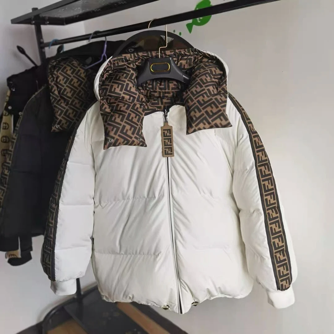 

Winter Jackets For Women Hooded Feather Puffer Jacket High Quality Down Jacket Ladies Luxury Brand White Duck Down Coats Men