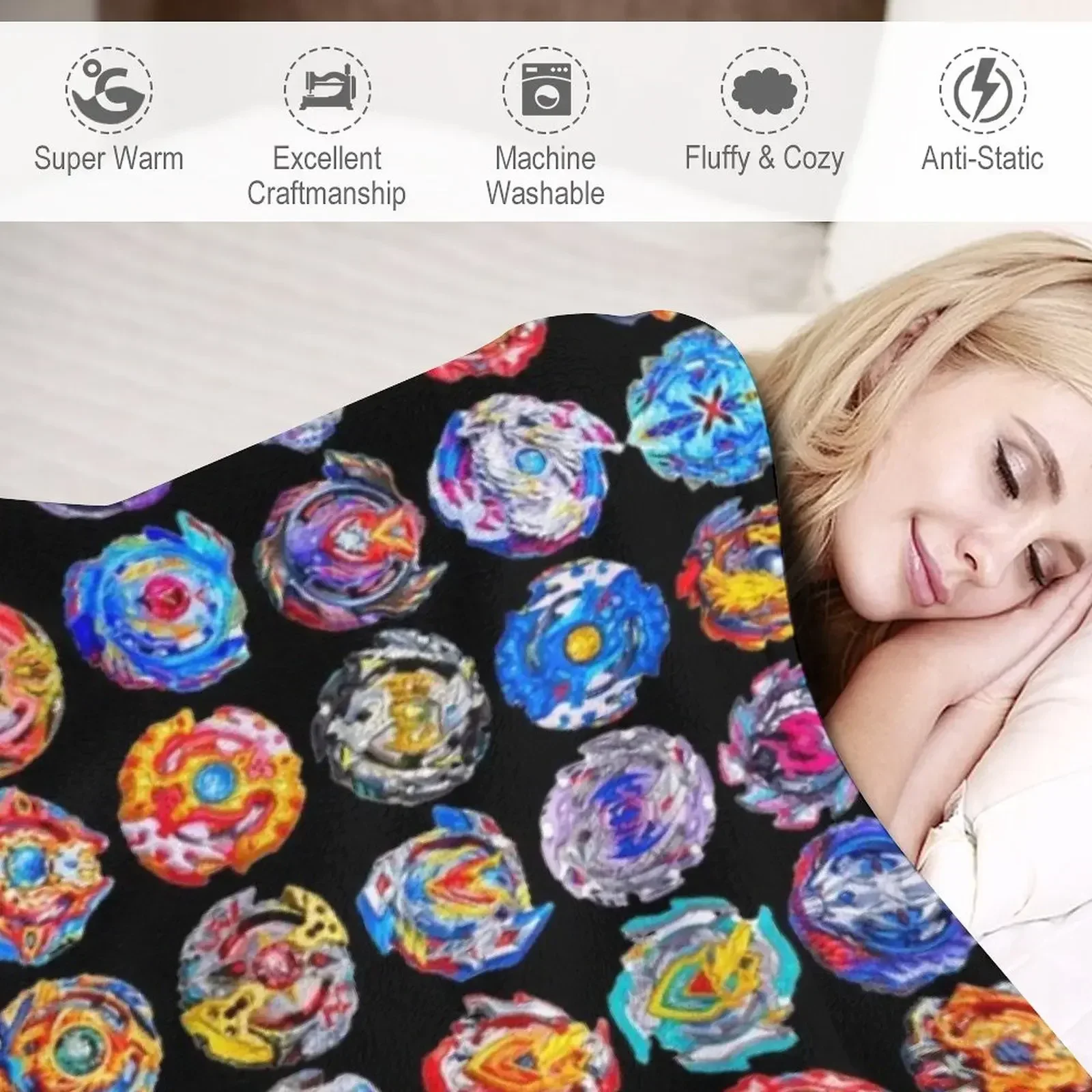 Одеяло Beyblade Burst декоративное одеяло для дивана тонкие летние одеяла