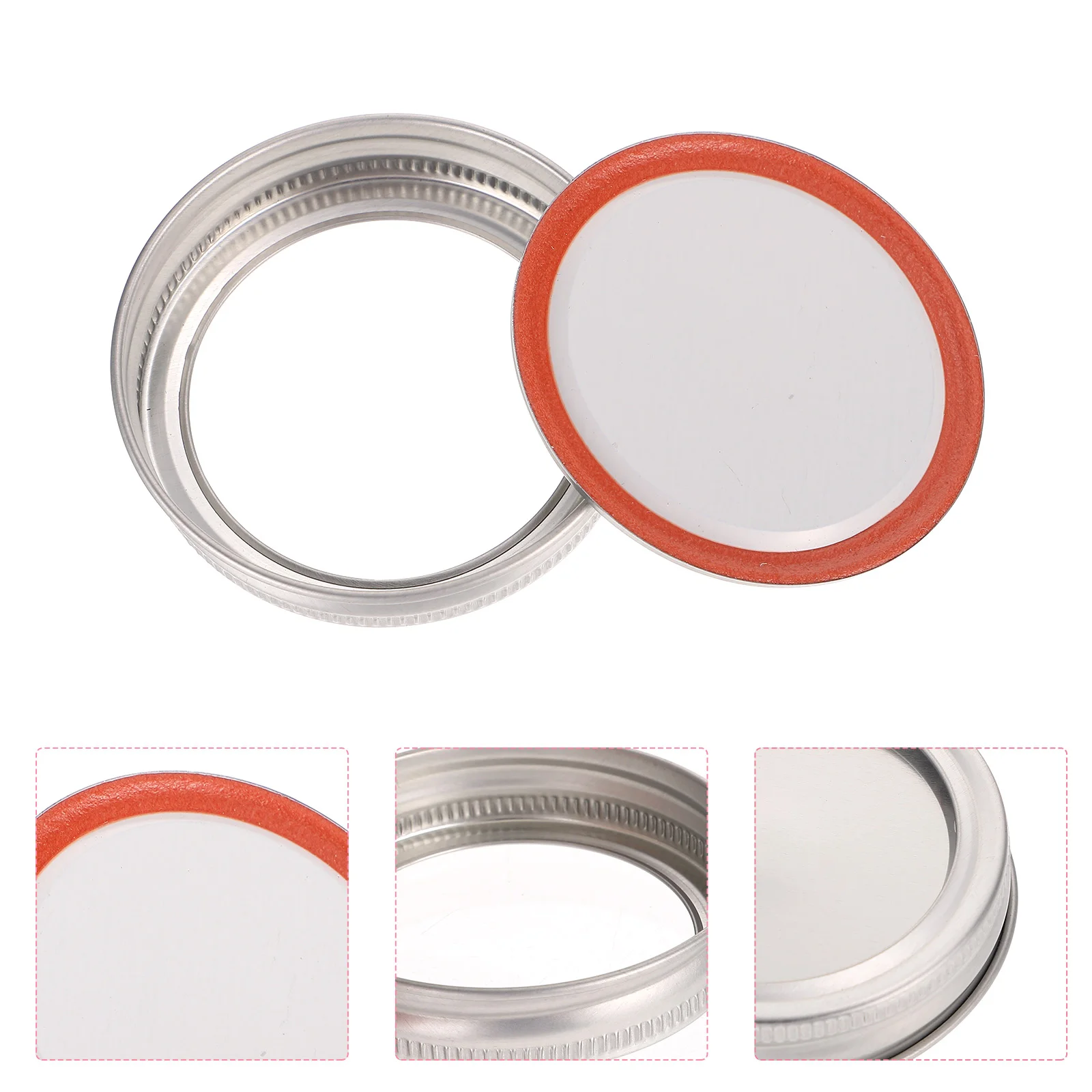 

20 Sets Split-type Lid Regular Mouth Canning Lids Can Sealed Cover