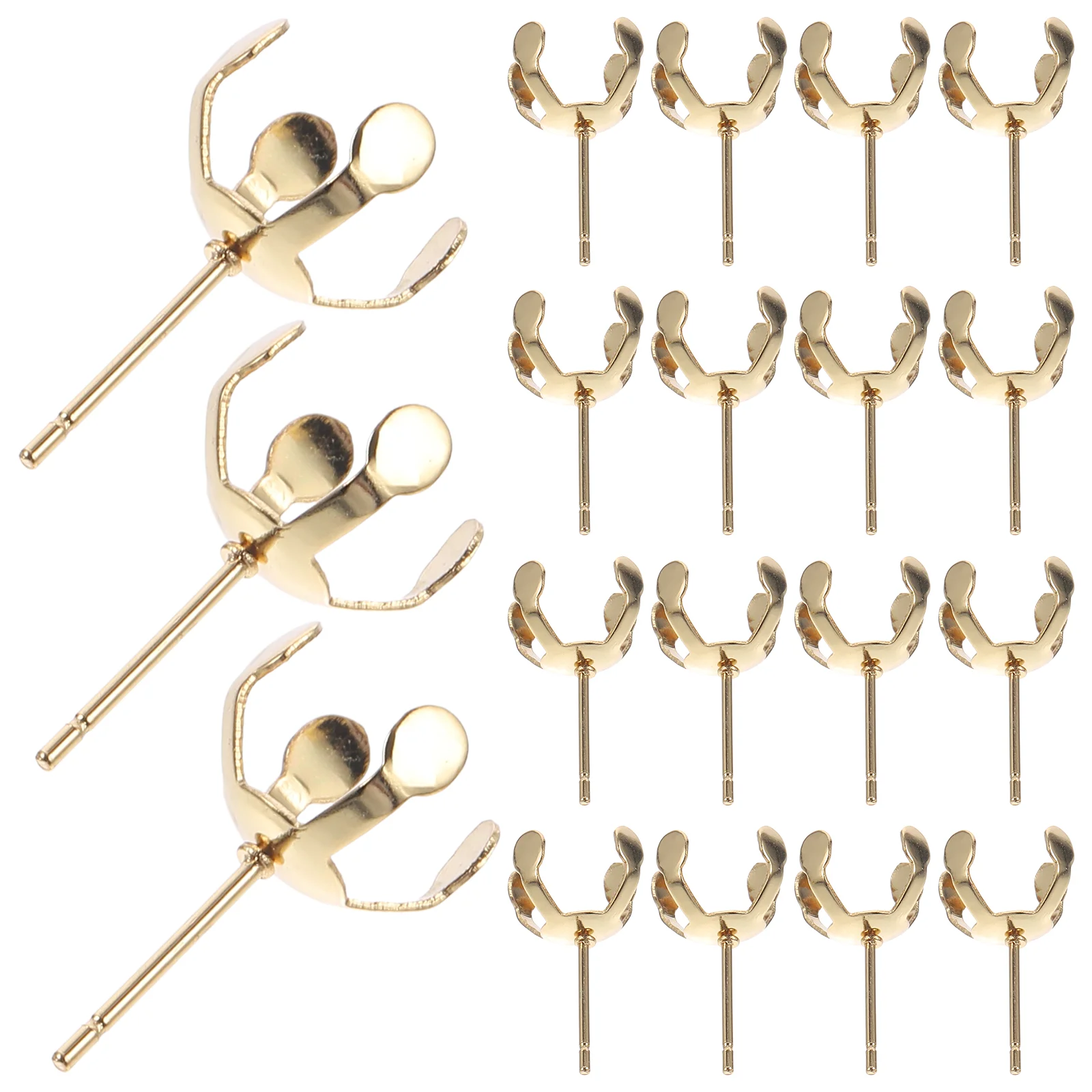 Жемчужный держатель для сережек и гвоздиков женские заготовки принадлежности