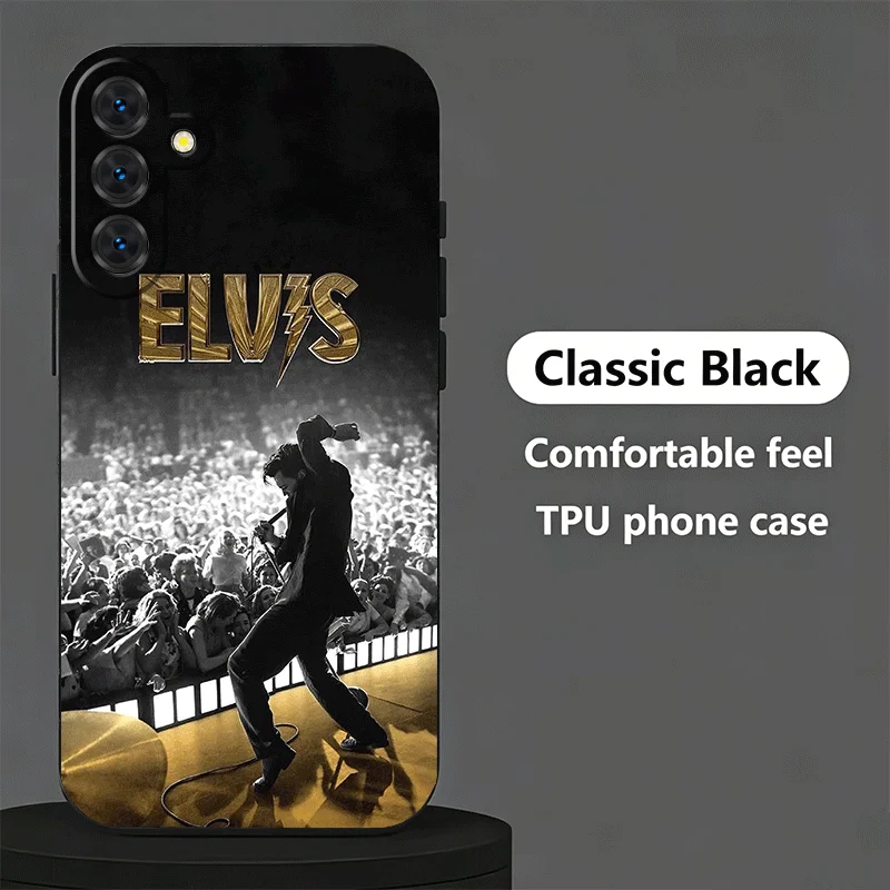 Фото Мягкий чехол для телефона Samsung A17 A37 A57 A16 A36 A56 A15 A35 A55 Singer E-Elvis P-Presley A14 A34 A54 A13 A33 A53 A27 A26 A25 A24 №4
