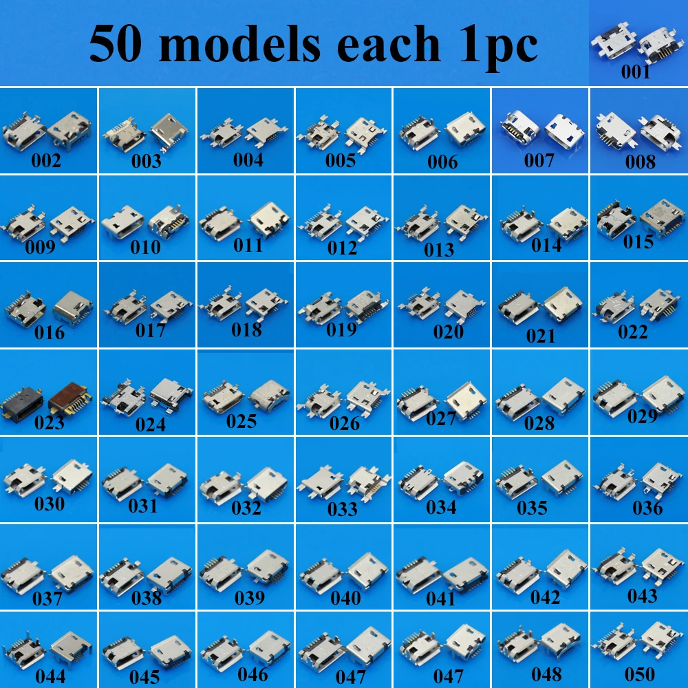 

Разъемы Micro USB JCD 5P