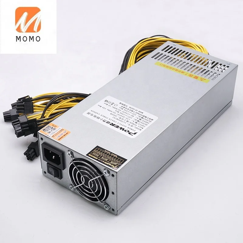 

switching power supply 12v 2500W 8gpu psu for In Stock
